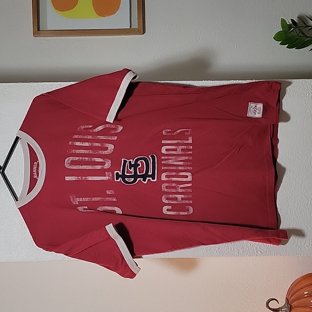 ⚾️Banner-47⚾️ Vintage STL Cardinals Tee - Mens L